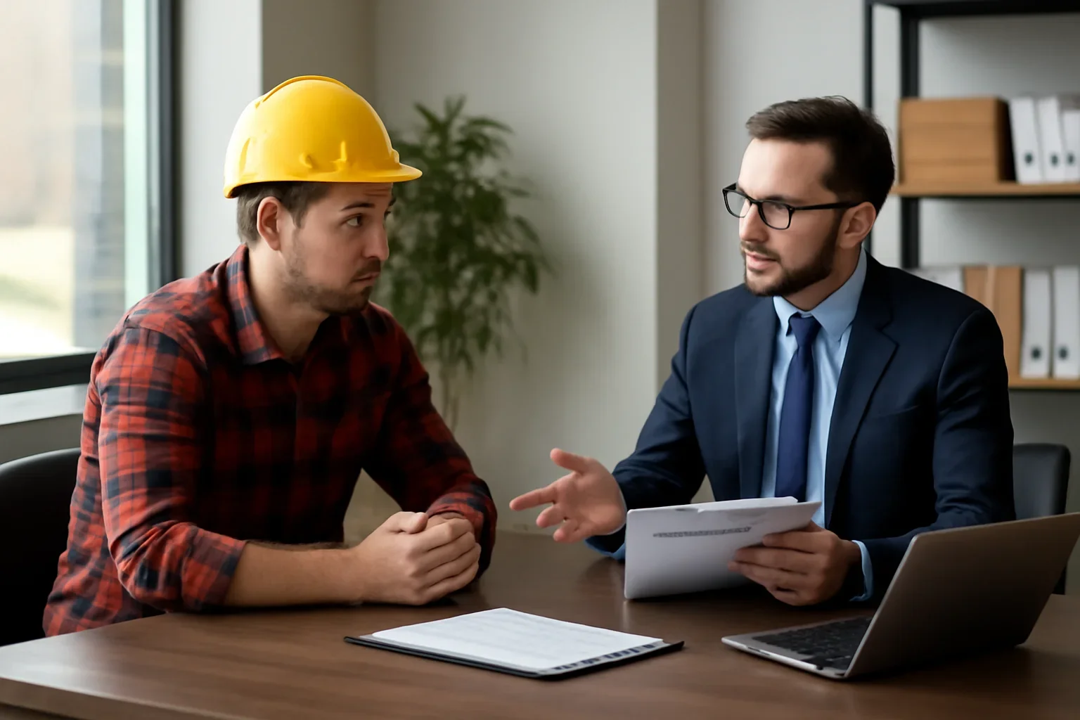 Roofing Hot Works Insurance Explained discussion with a roofing contractor and insurance advisor