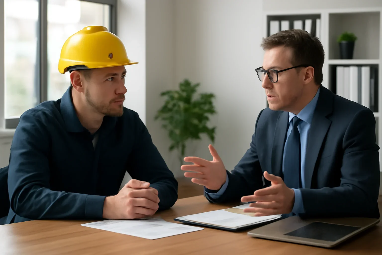 Roofing Insurance Claims Help for Roofing Companies discussion with a roofing contractor and insurance advisor