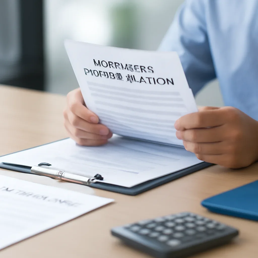 Roofing business reviewing insurance documents related to roofing workers comp insurance