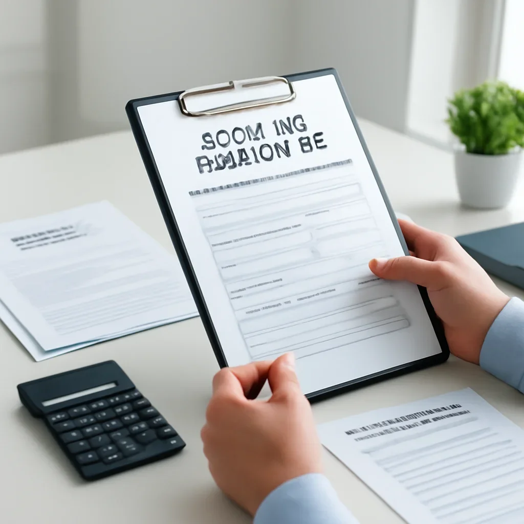 Roofing business reviewing insurance documents related to roofing insurance quote submission checklist