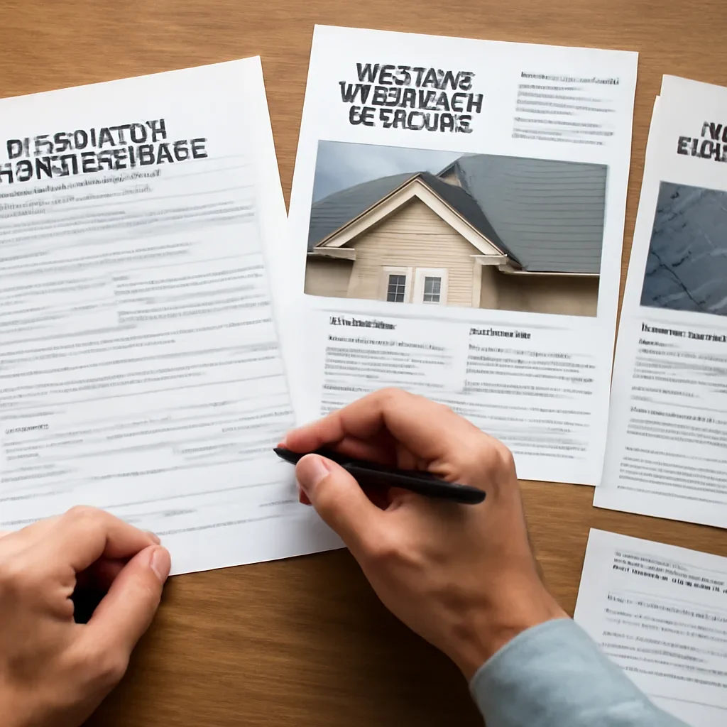 Supporting image related to roofing insurance comparisons and decision pages