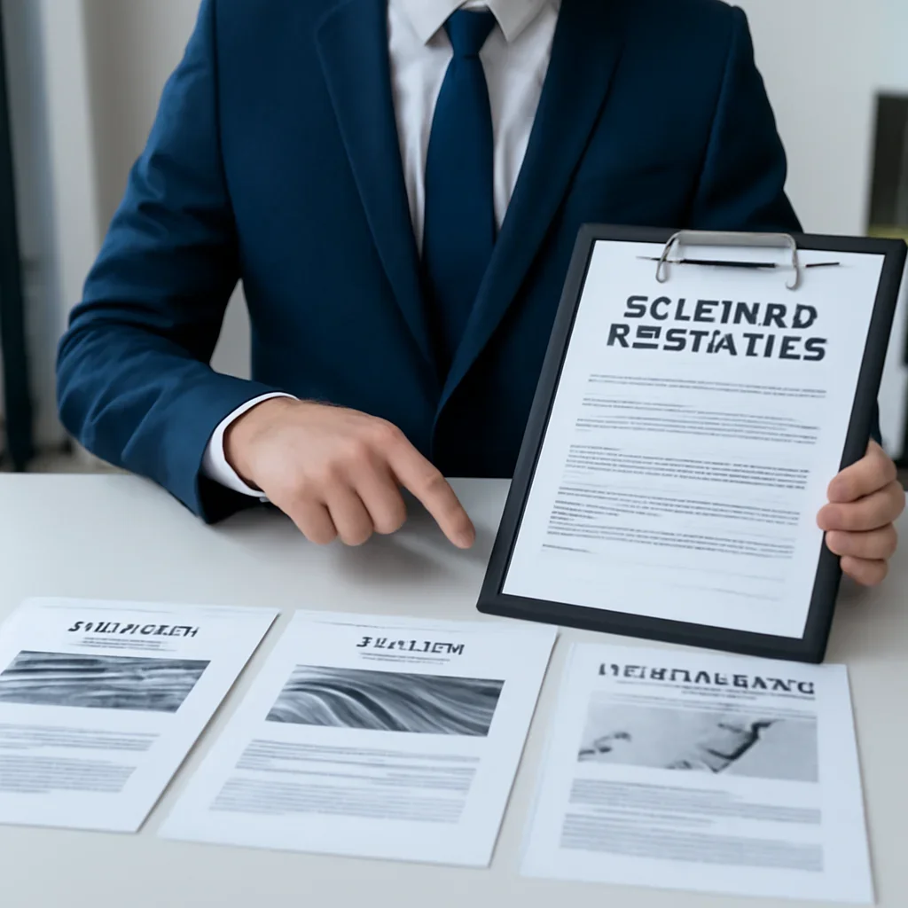 Roofing business reviewing insurance documents related to roof material impact on roofing contractor insurance
