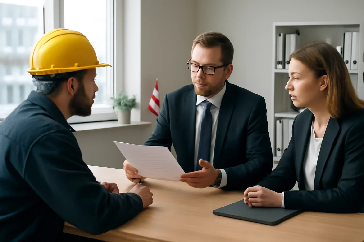 How to Show Proof of Insurance Before a Roofing Job Starts discussion with a roofing contractor and insurance advisor
